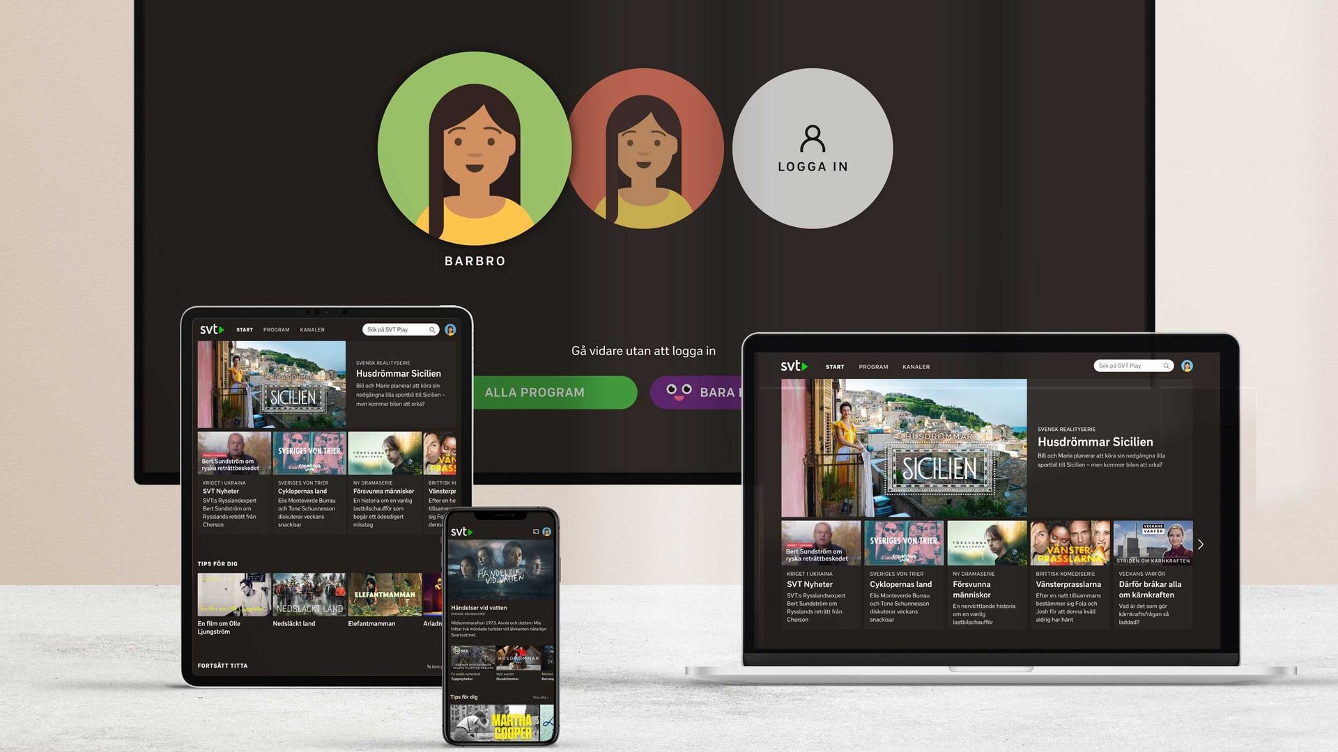 Nu kan du skapa konto på SVT Play