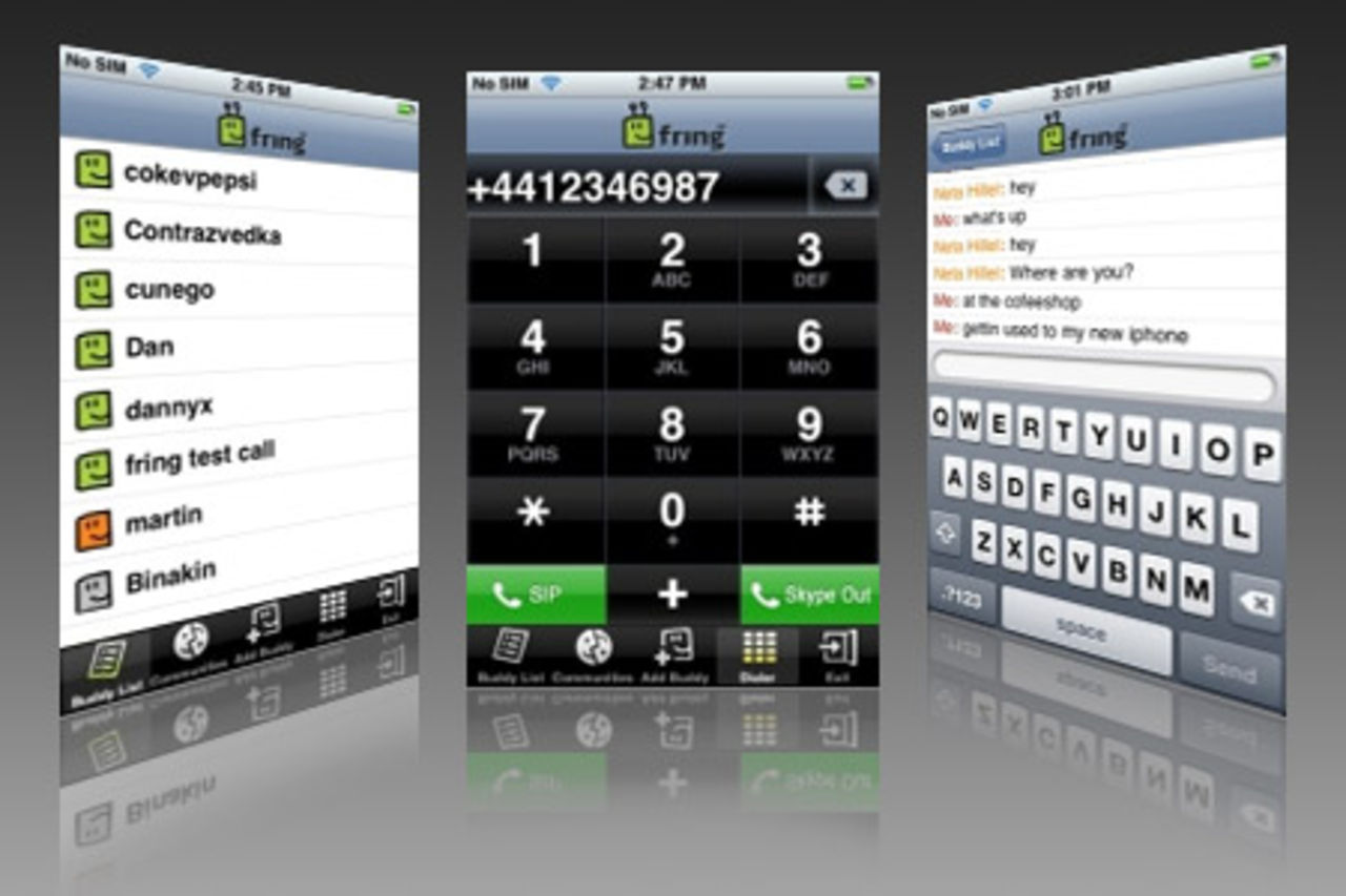 VoIP och IM på iPhone med Fring