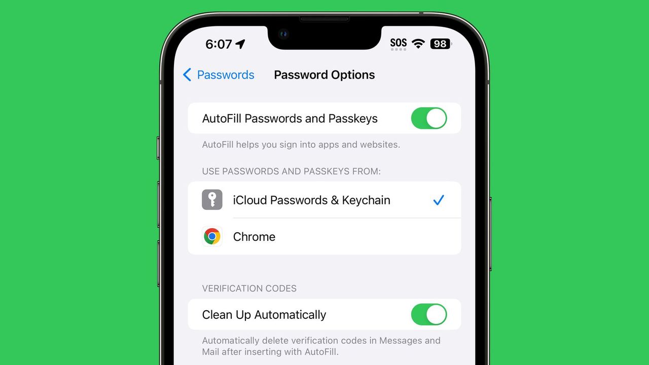 iOS 17 kan radera verifieringskoder automatiskt 