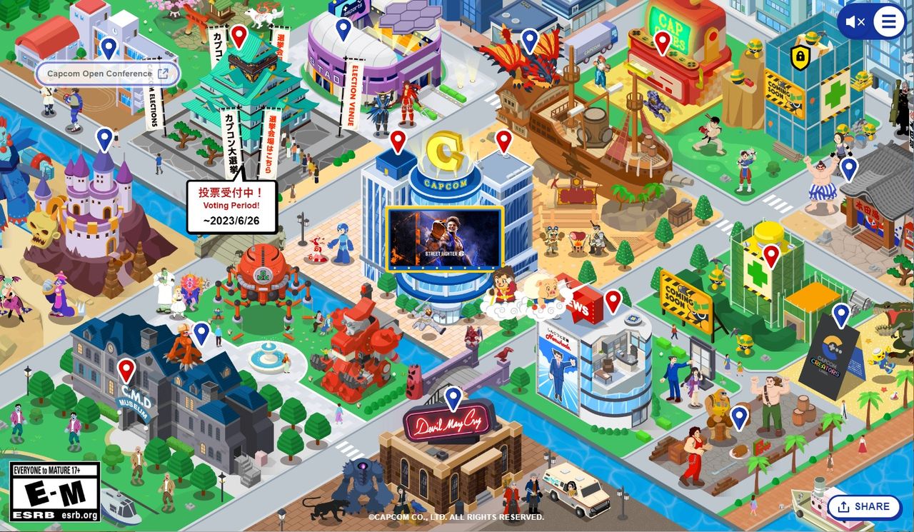 Capcom lanserar Capcom Town