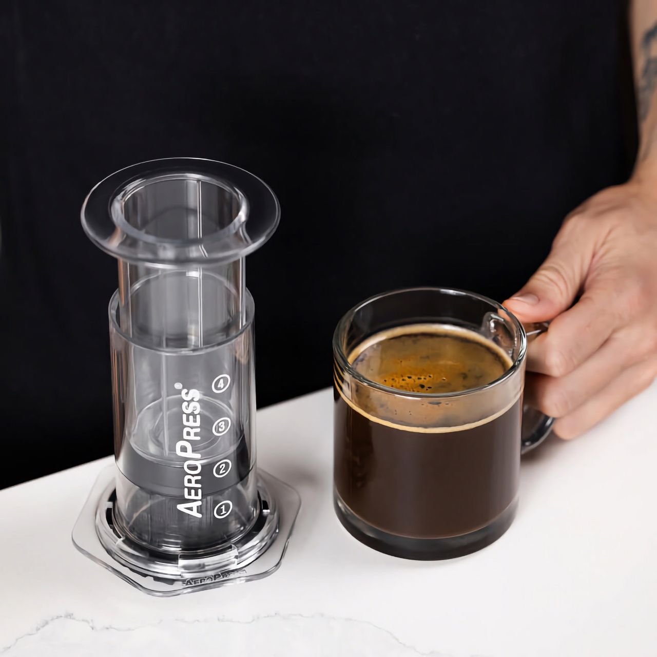 Aeropress släpper genomskinlig version
