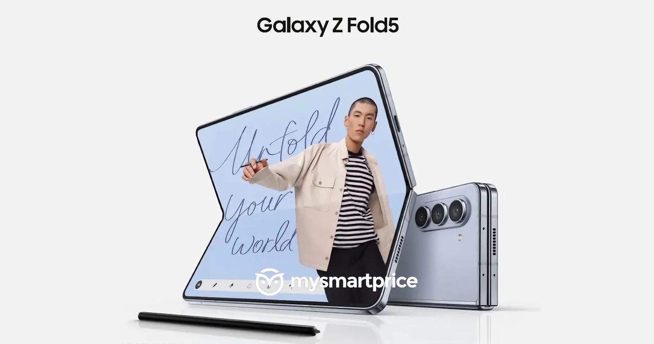 Galaxy Z Fold 5 verkar kunna stängas helt platt