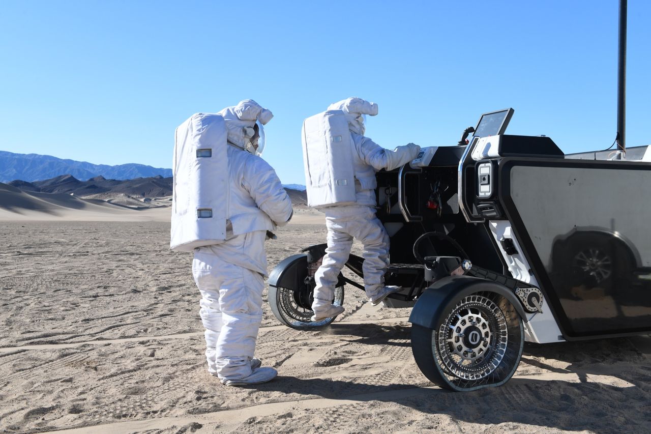 Venturi Lab visar upp nytt månlandarhjul. Ska rulla runt på månen 2026. Feber / Fordon