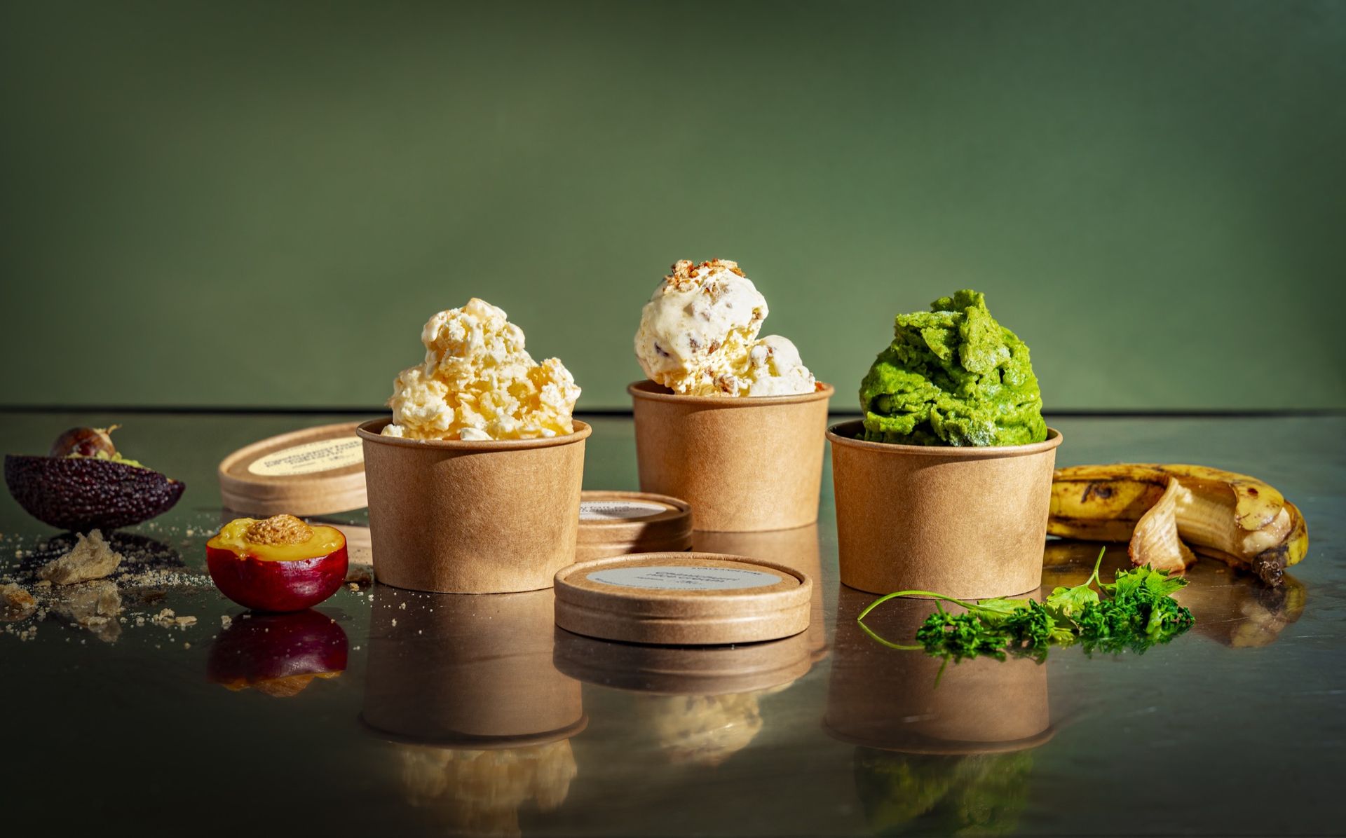 Glass gjord på svinn