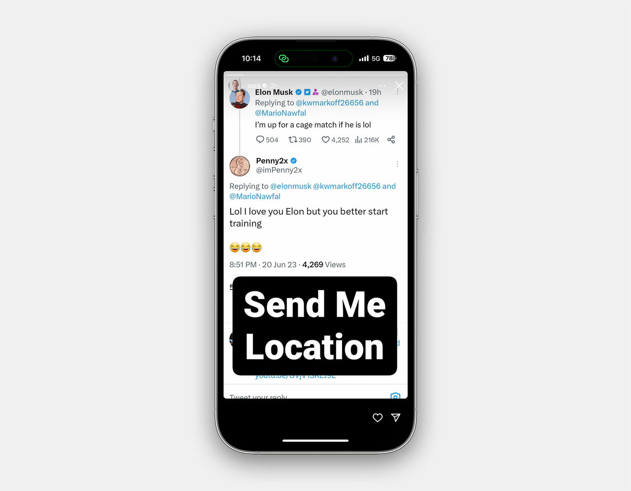 Det verkar bli slagsmål mellan Mark och Elon