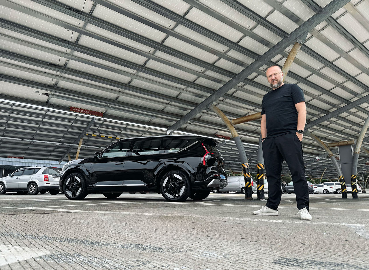 Vi har provkört Kia EV9 i Seoul!