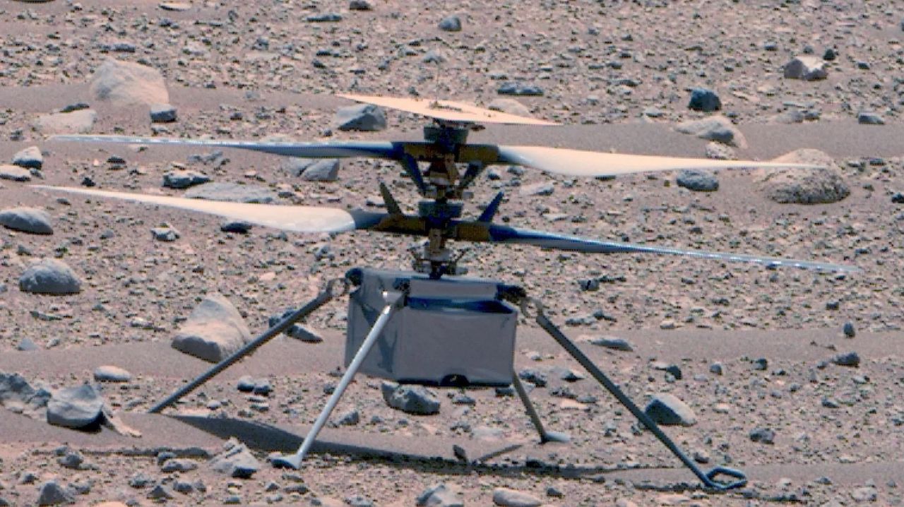 Nasas Mars-helikopter hör av sig hem igen
