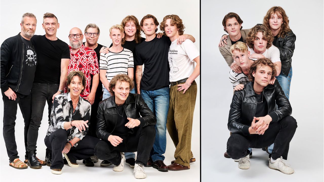 De här spelar rollerna som Gyllene Tider