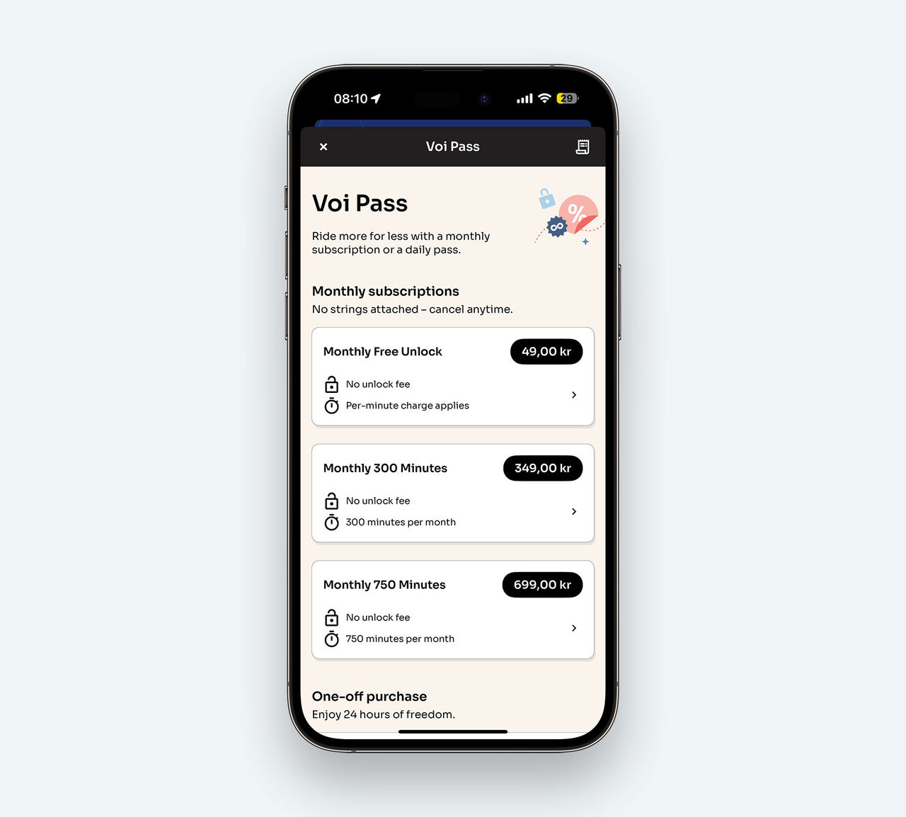 Voi höjer priset på sina pass