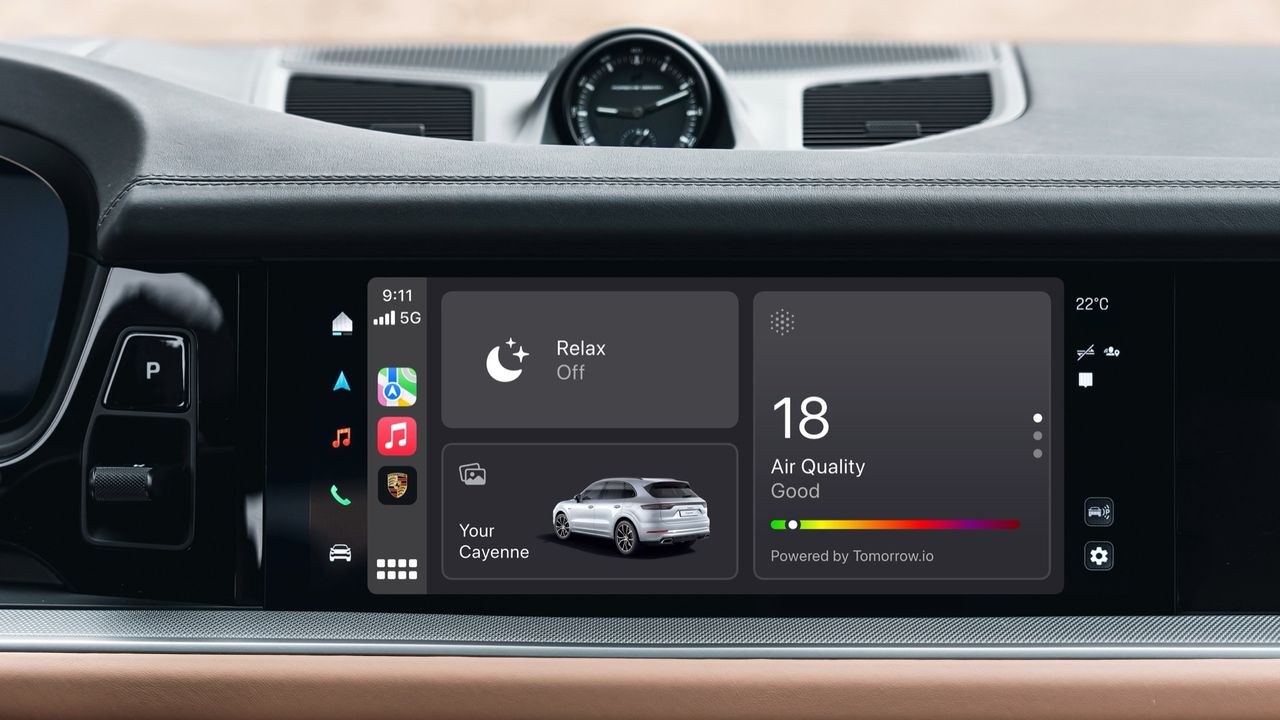 Sköt din Porsche inifrån Apple CarPlay