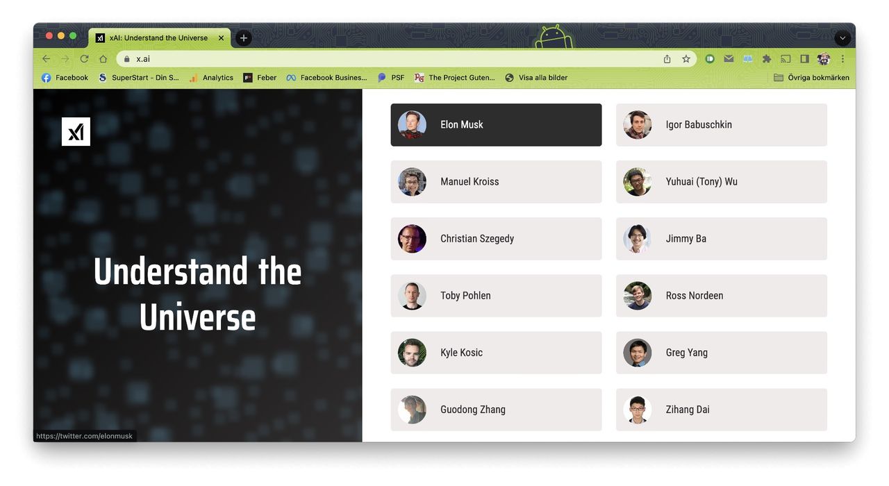 Nu drar Elon Musks AI-företag xAI igång officiellt