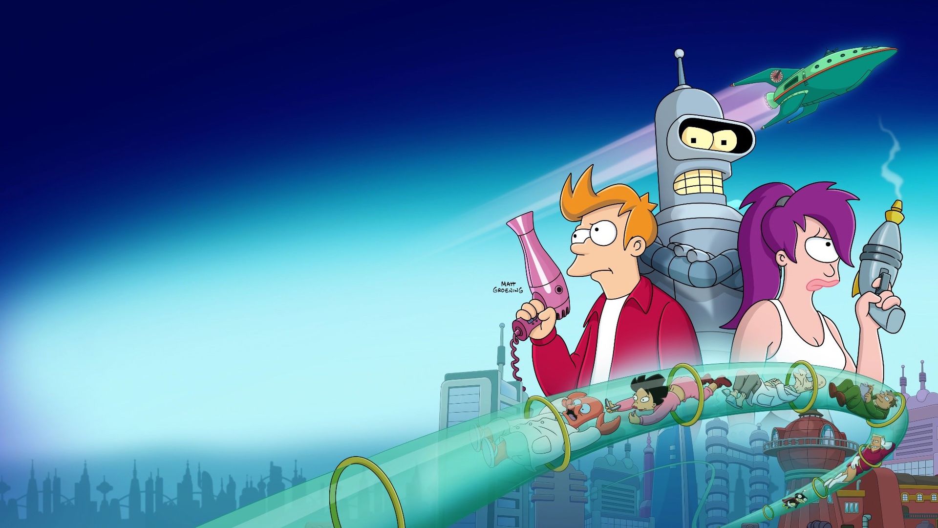 Nu kan du kolla nya säsongen av Futurama på Disney+