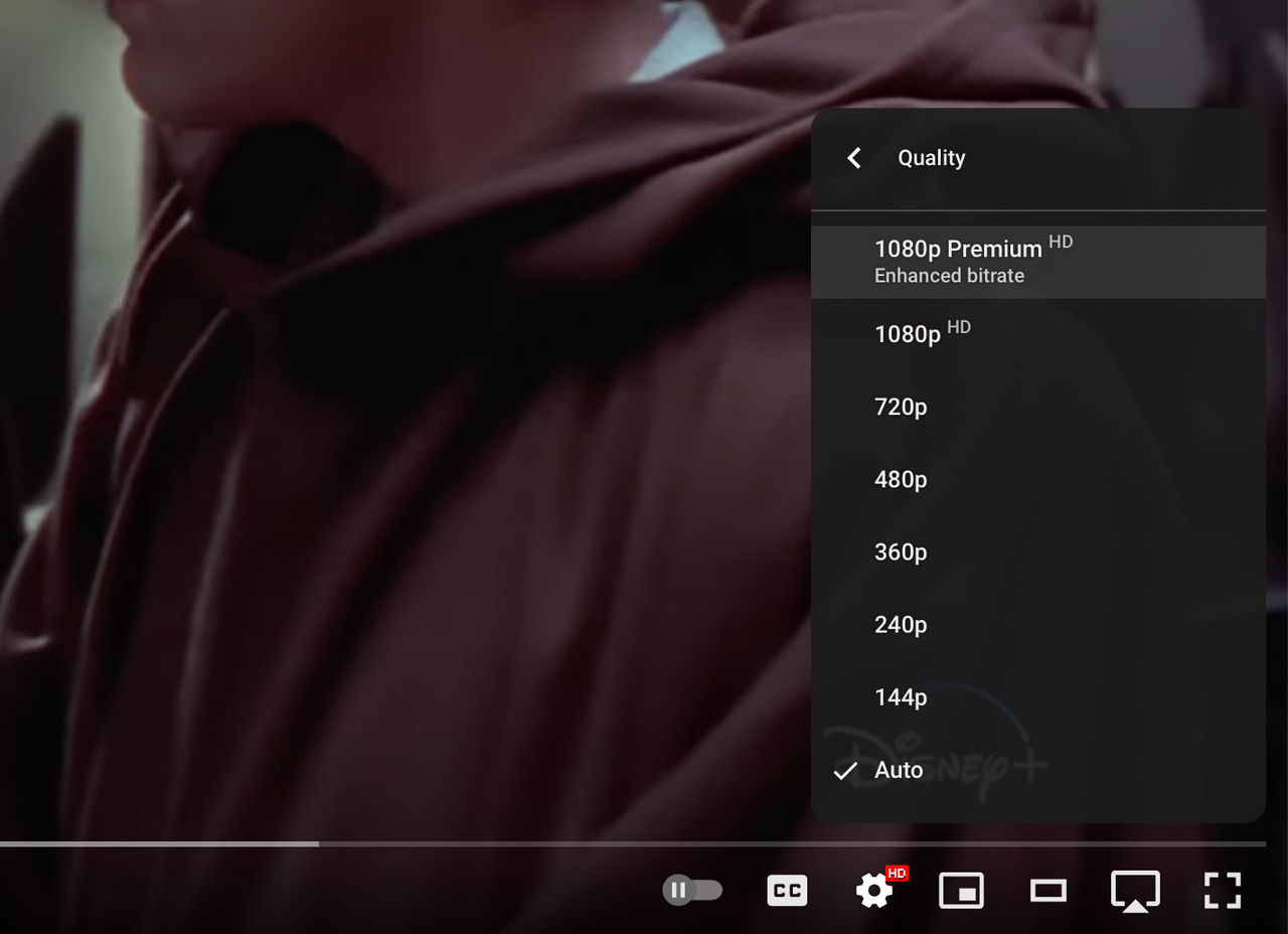 Nu finns 1080p med högre kvalitet på Youtube