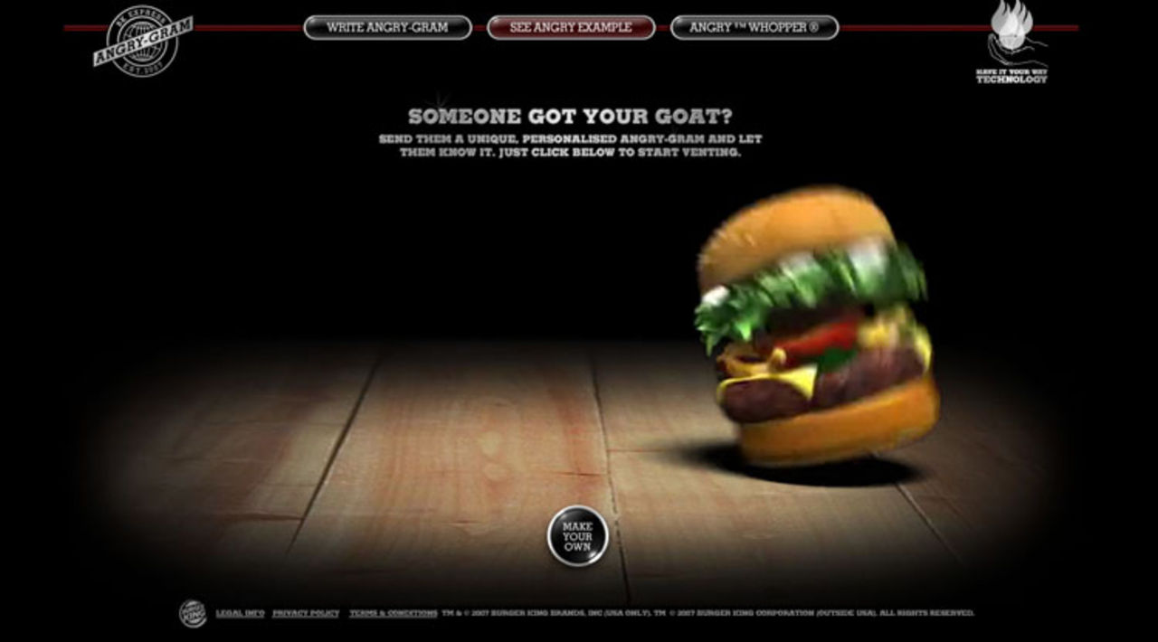 Burger King uppmanar er...