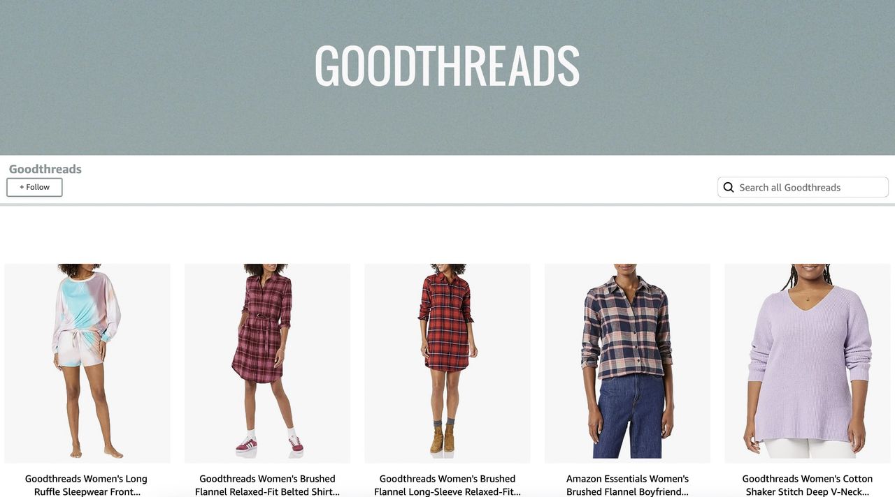 Amazon fimpar nästan alla sina egna varumärken för kläder