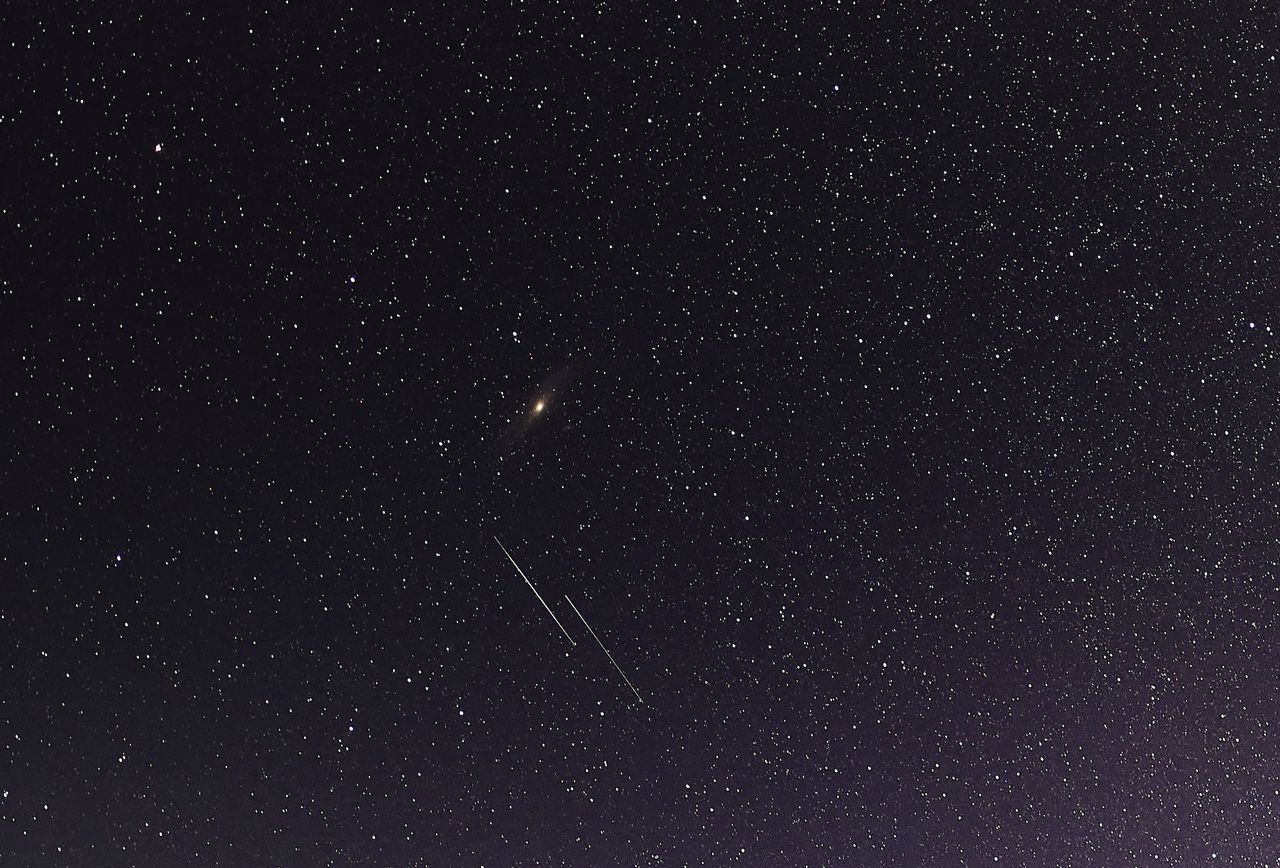 I natt kanske du kan se lite stjärnfall