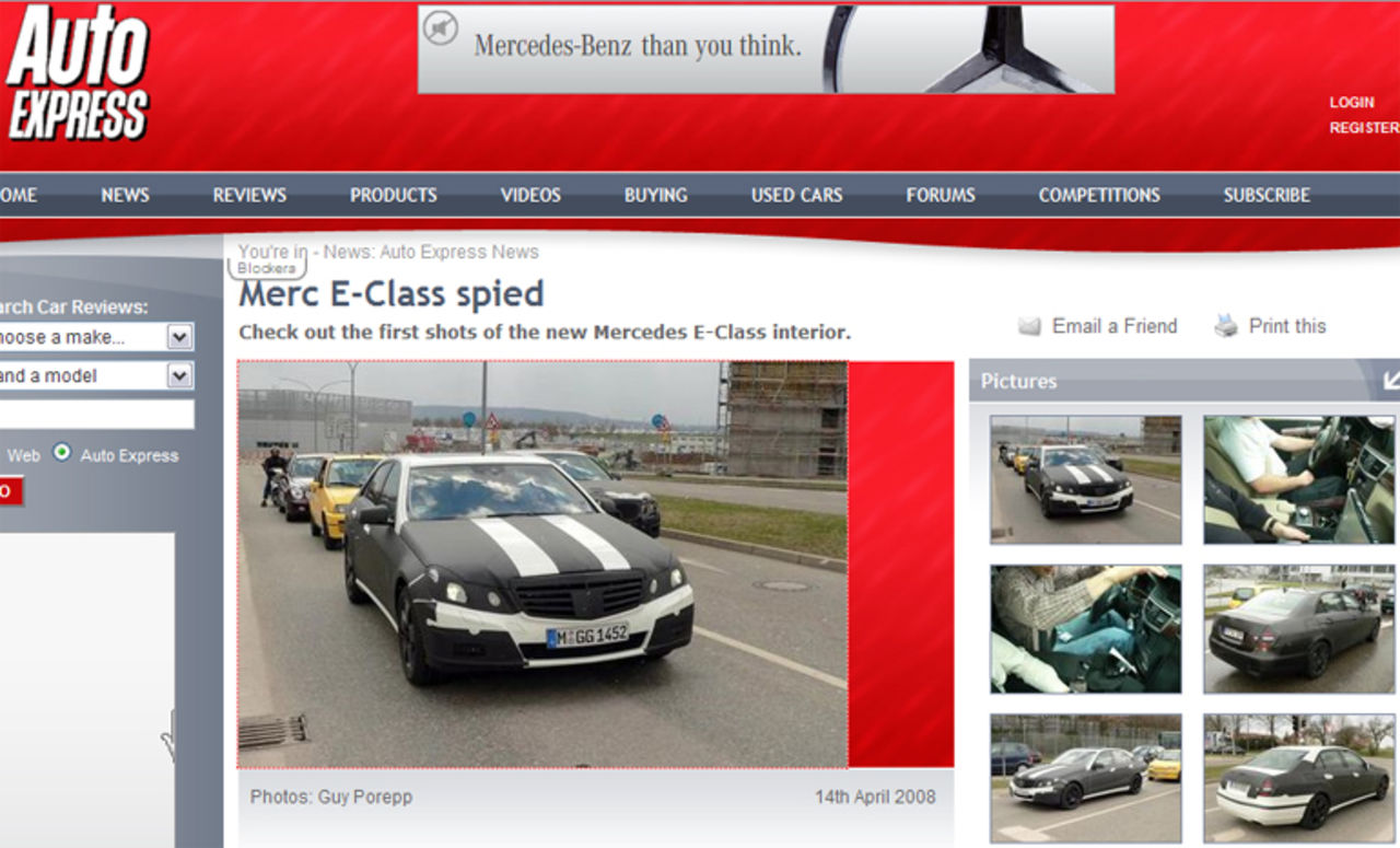 Spionbilder: Mercedes E-klass