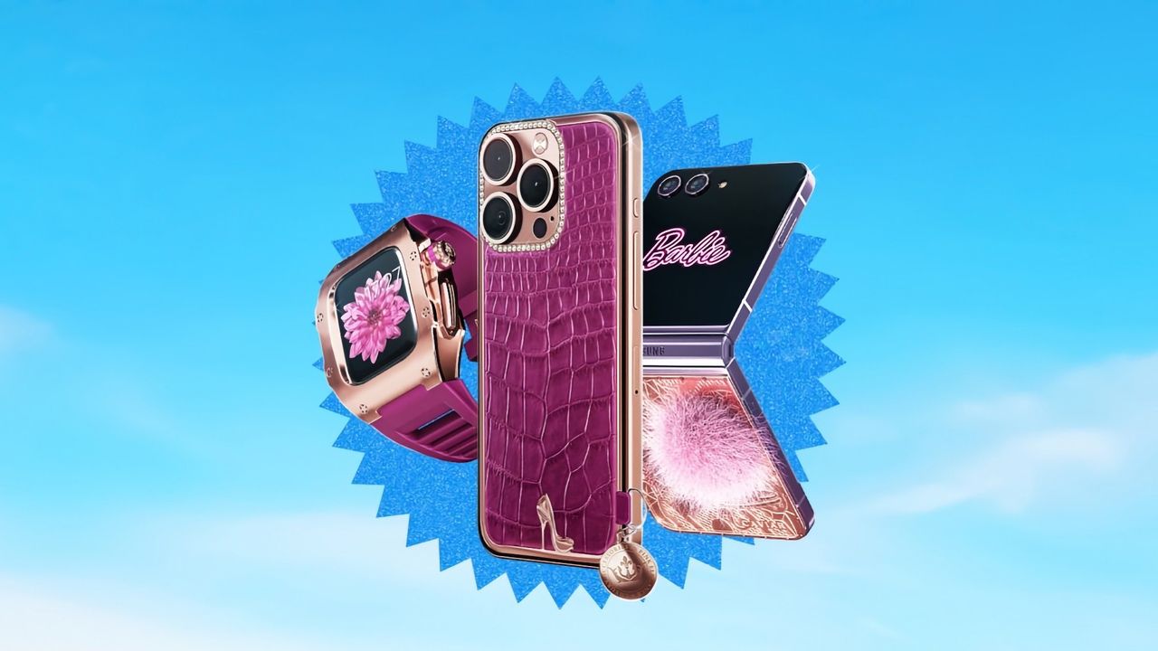 Caviar släpper blingiga Barbiecore-telefoner