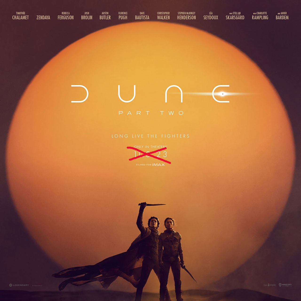 Dune: Part Two kommer inte förrän nästa år