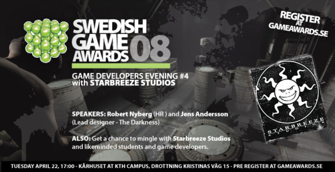 SGA Game Develepers Evening #4 - Starbreeze Studios