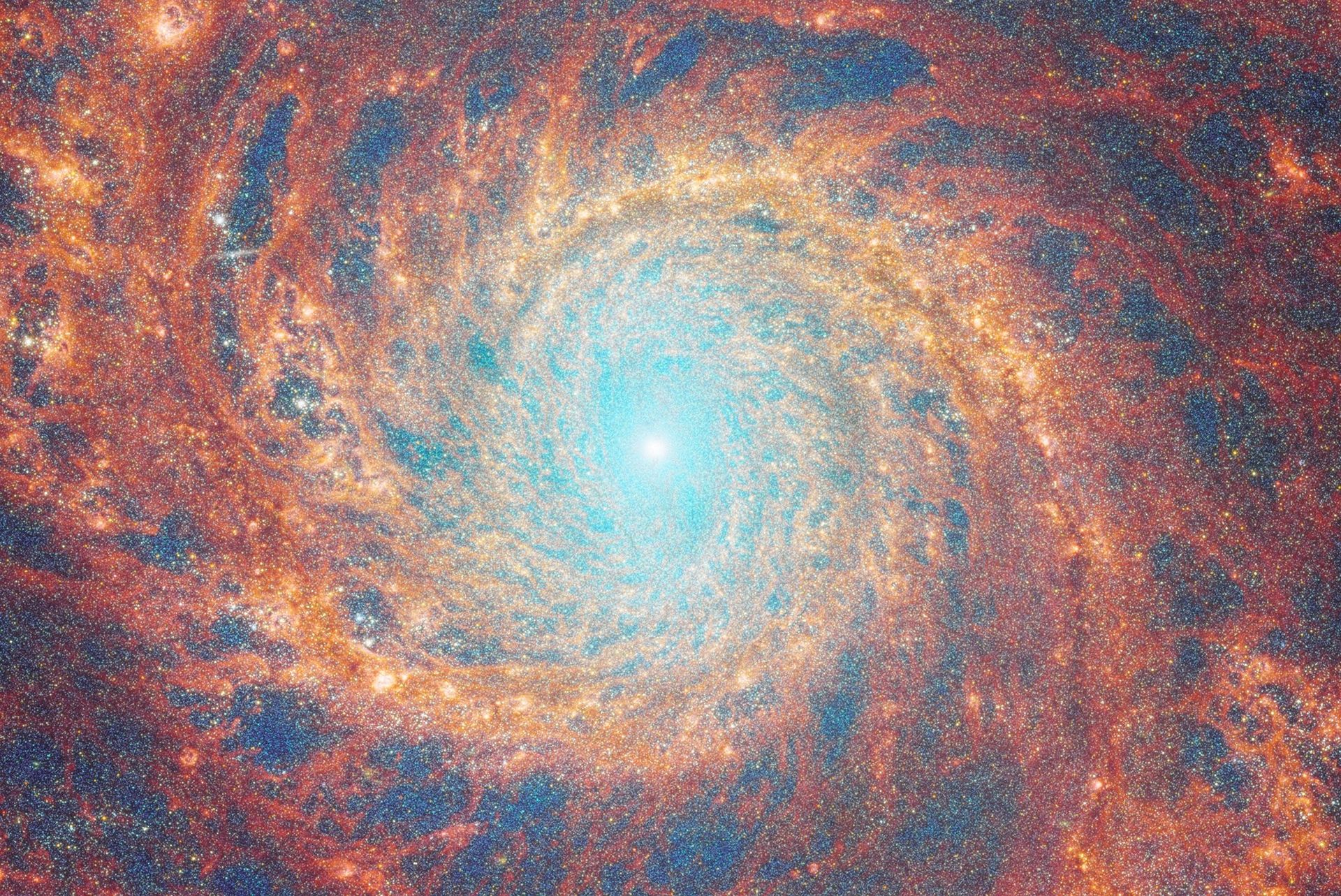 James Webb fotar Malströmsgalaxen