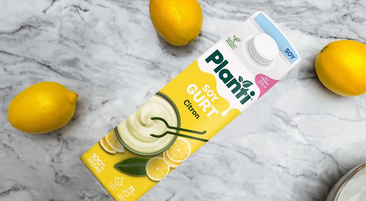 Planti lanserar citrongurt