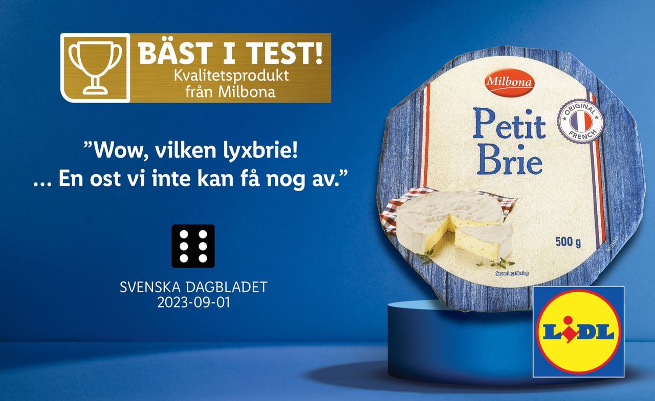 Lidl ska ha den bästa Brie-osten