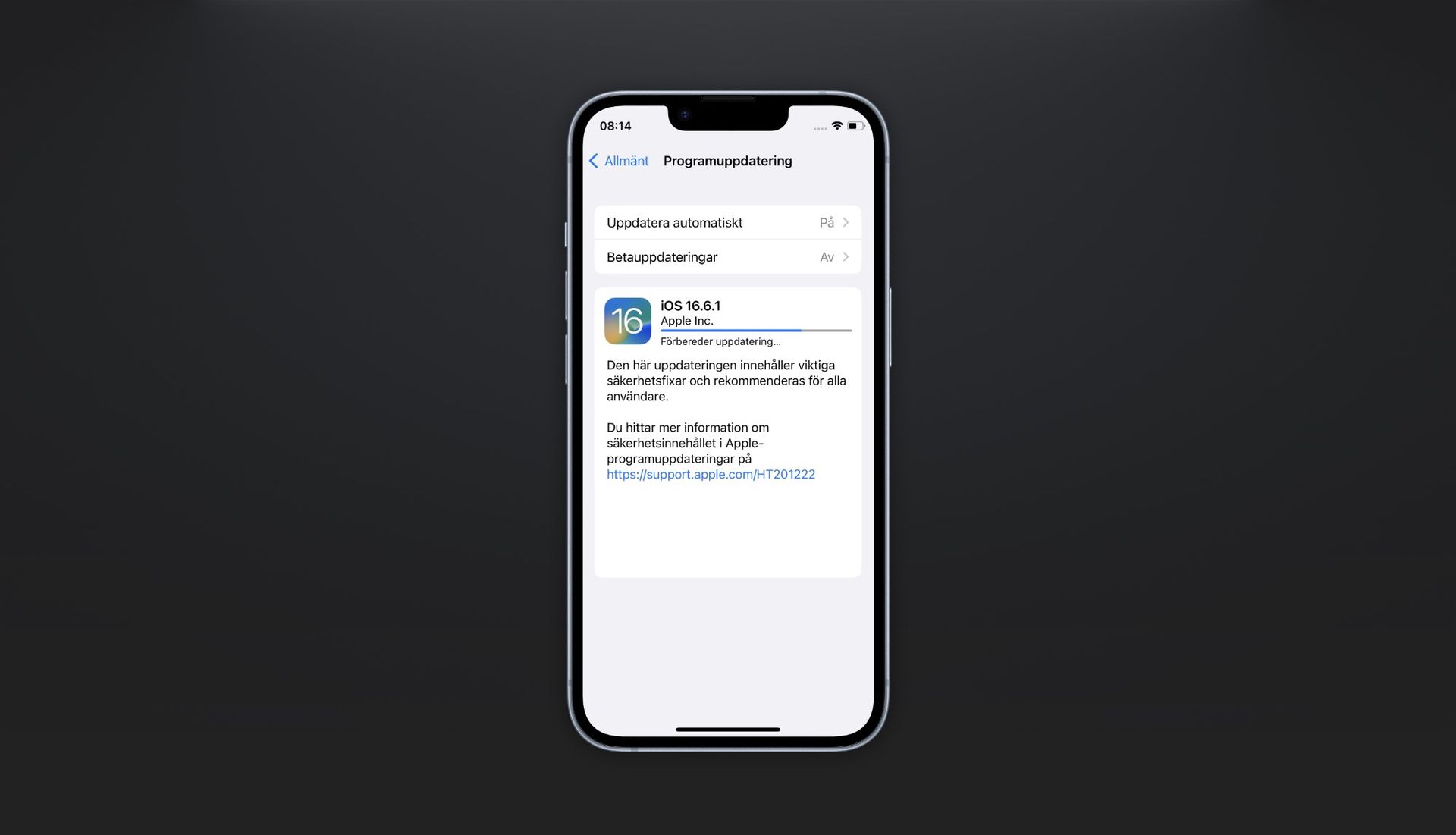 Apple släpper viktiga säkerhetsuppdateringar