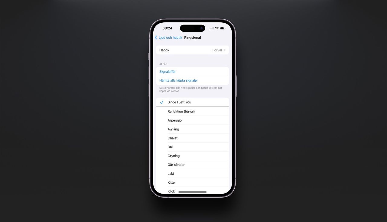 iPhone får nya ringsignaler