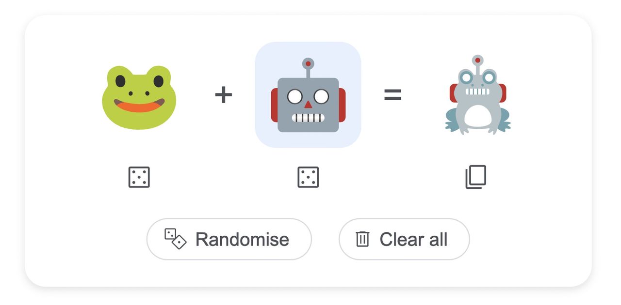 Google släpper tjänst för emoji-mashups i sin sökmotor