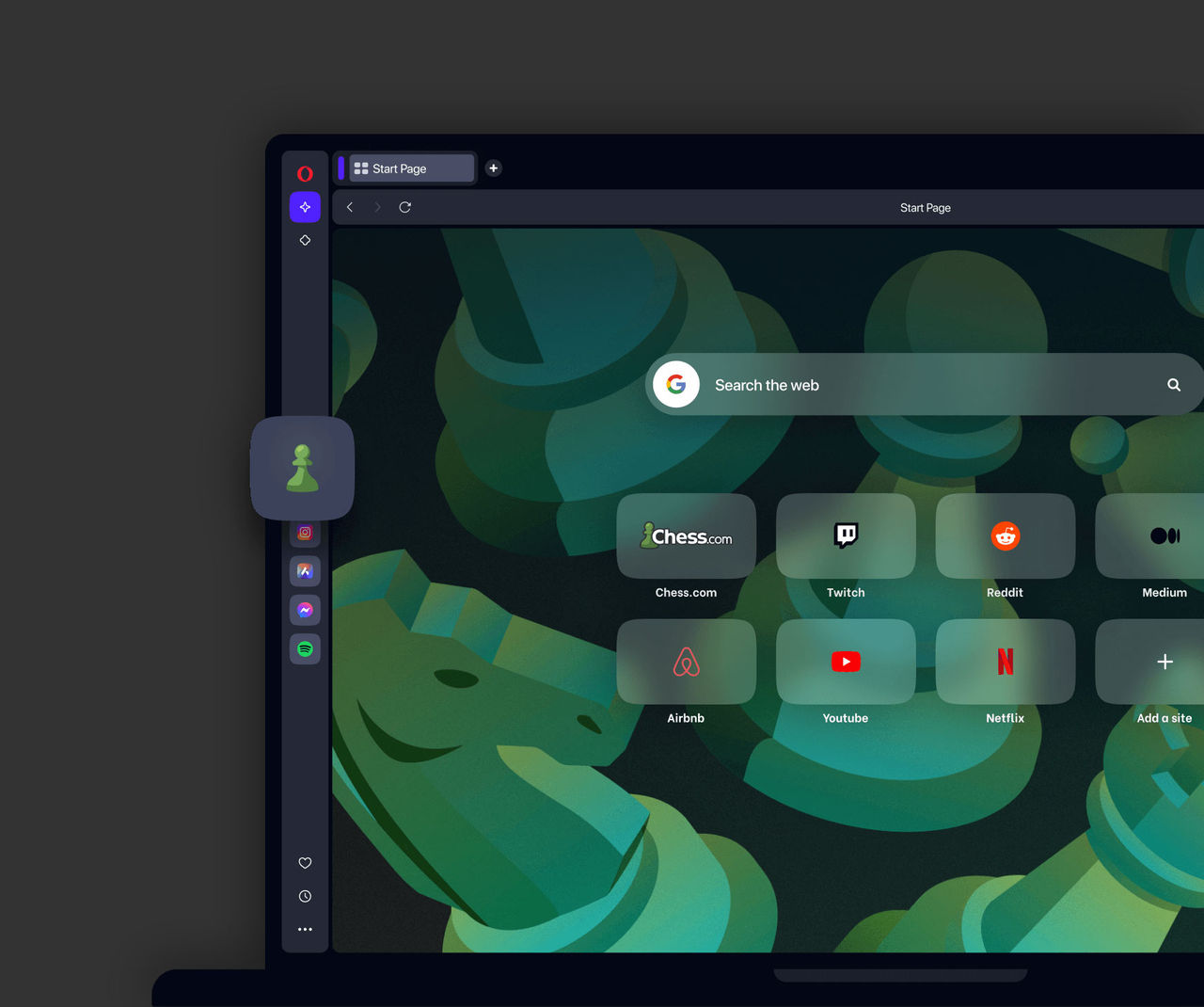 Webbläsaren Opera integrerar schack