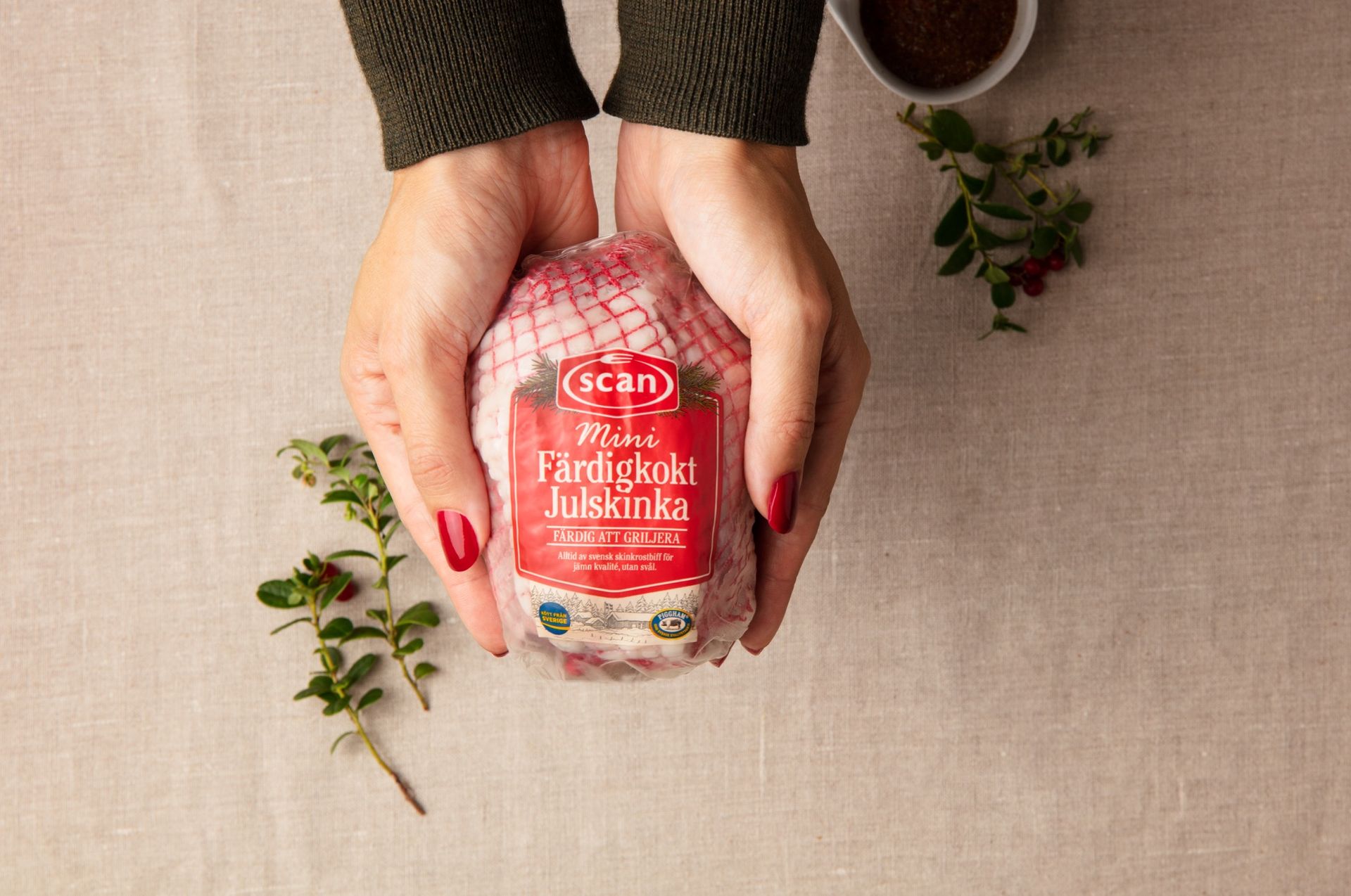 Världens första mini-julskinka