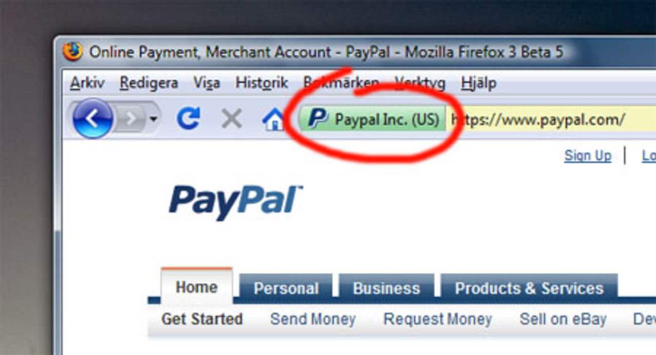 Paypal blockerar osäkra webbläsare