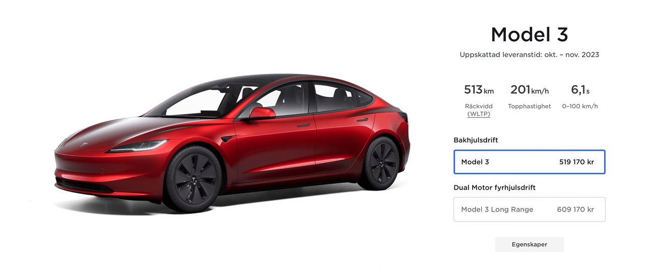 Tesla nu ärliga kring sina priser