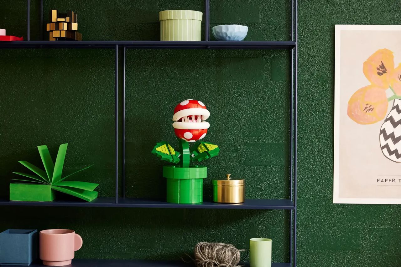 Lego släpper pirayaväxten från Super Mario som byggsats
