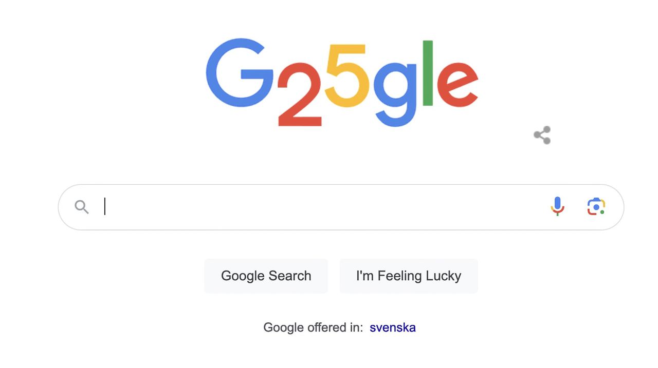 Tut i luren - Google fyller 25 år!