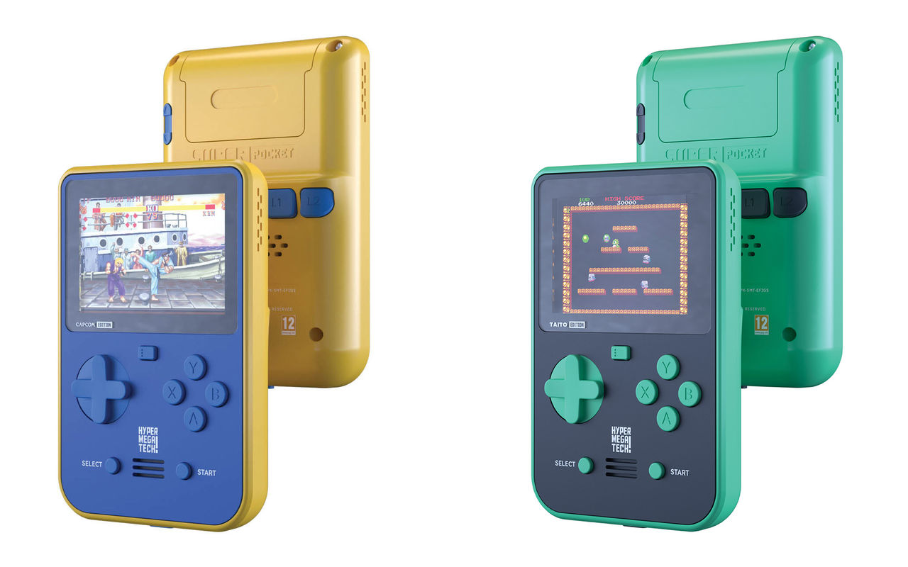 Super Pocket är en handhållen spelkonsol för retrospel