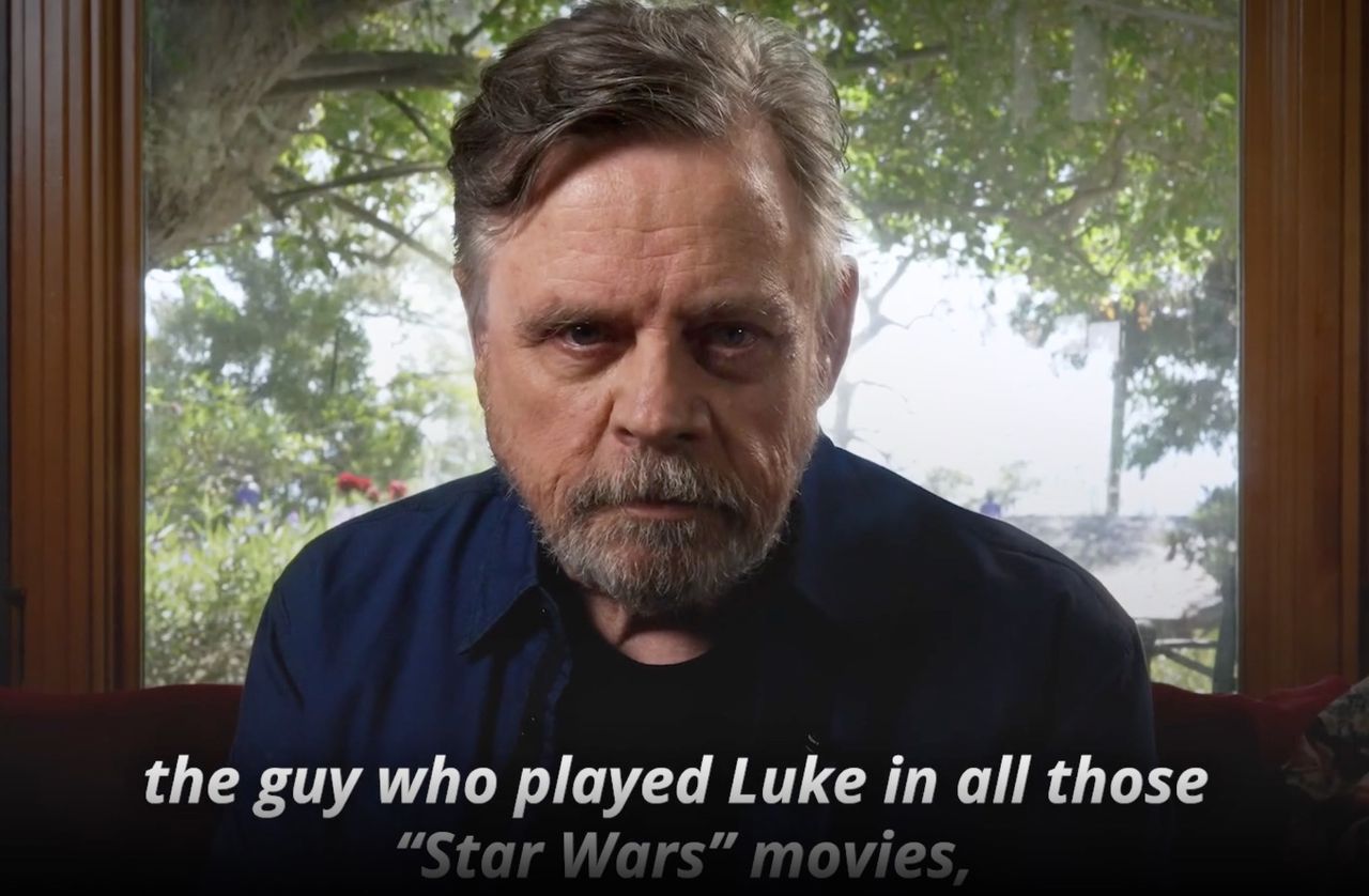 Mark Hamill snackar om att bo i rymden