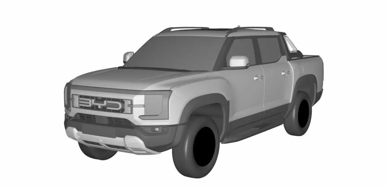 Patentskisser avslöjar BYD:s kommande eldrivna pickup
