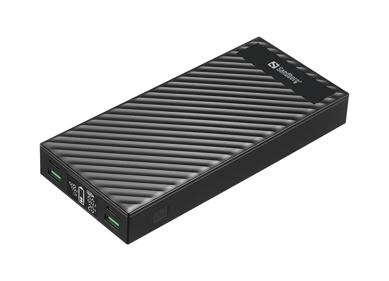 Powerbank levererar 2x 100W samtidigt