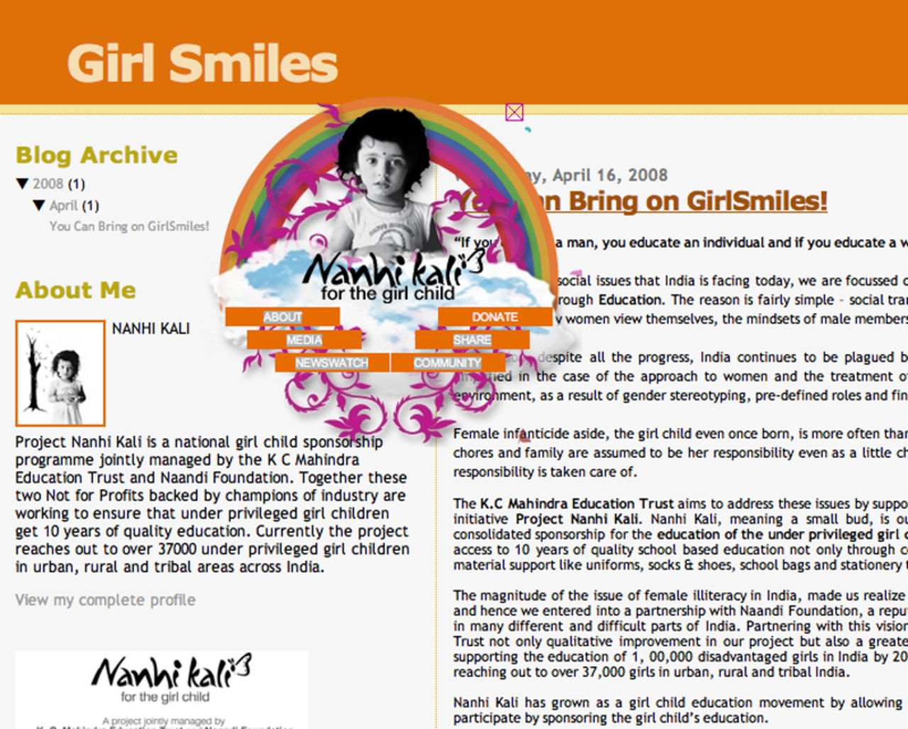 Nanhi Kali – for the girl child