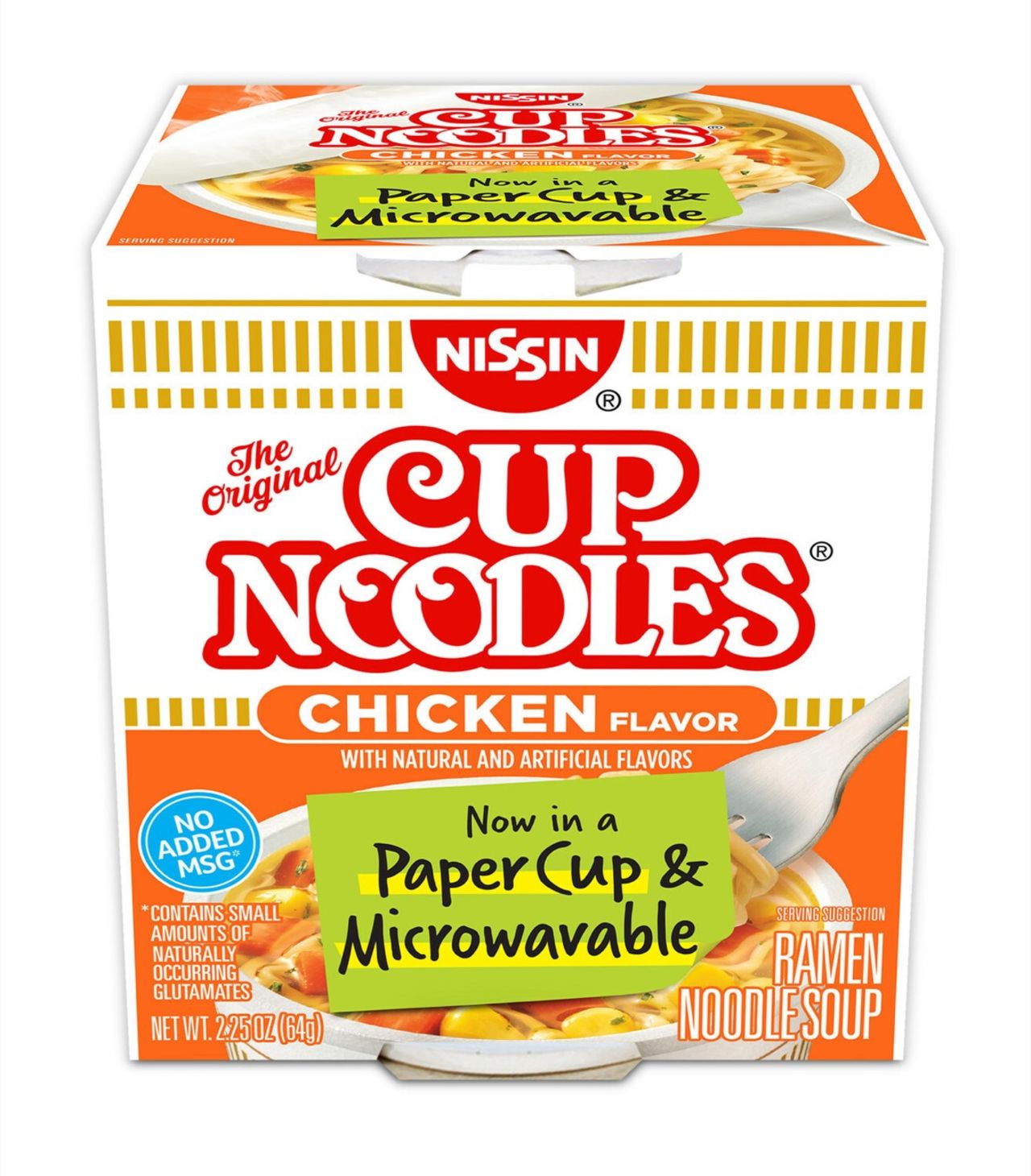 Cup Noodles byter förpackning 