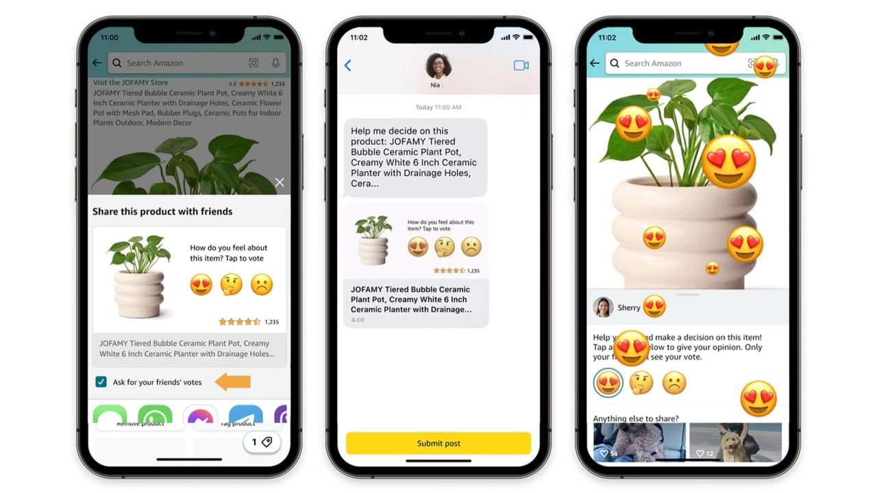 Be om åsikter från vänner innan du shoppar