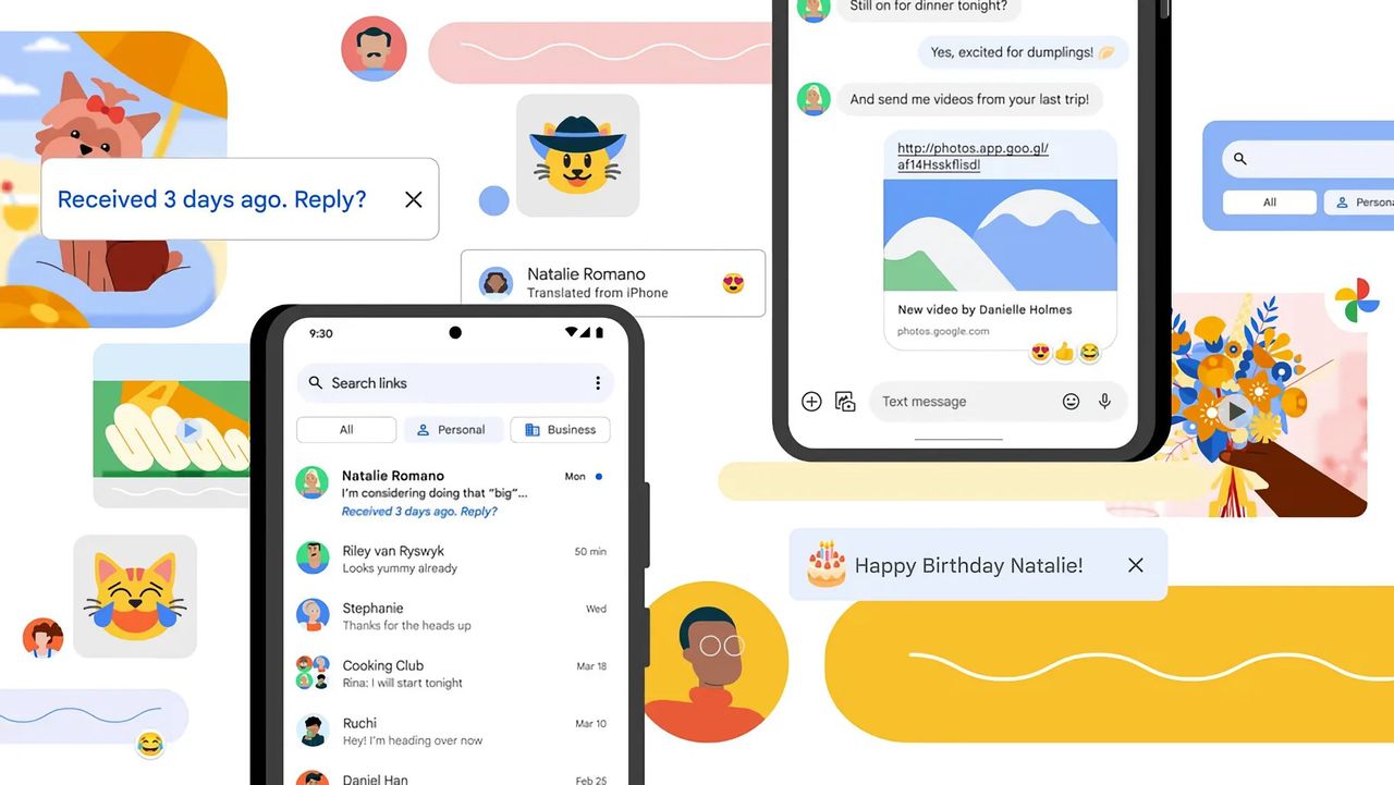 Google Messages på webben får nytt inloggningsalternativ