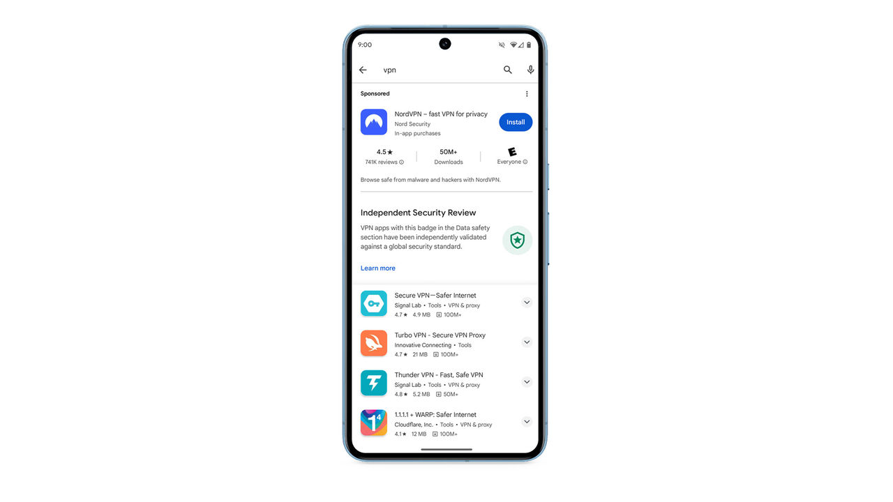 Play Store börjar berätta om VPN-appar går att lita på