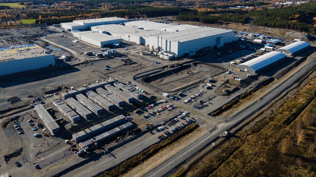 Explosion på Northvolts batterifabrik