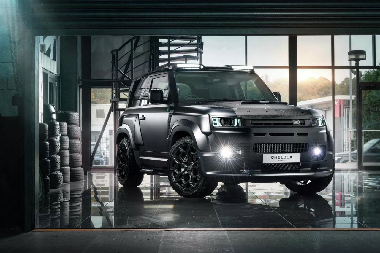 Tilltuffad version av nya Land Rover Defender till salu