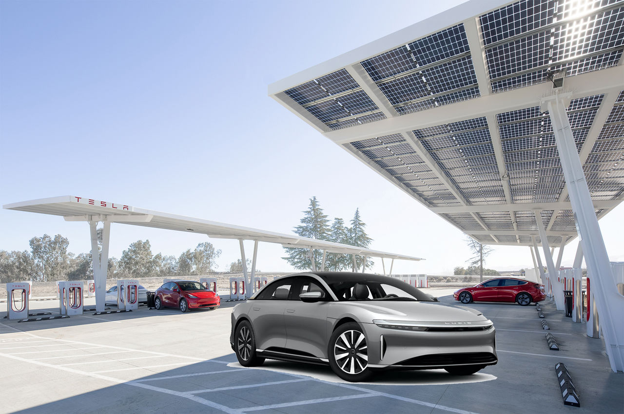 Lucid kommer få Teslas laddkontakt från 2025