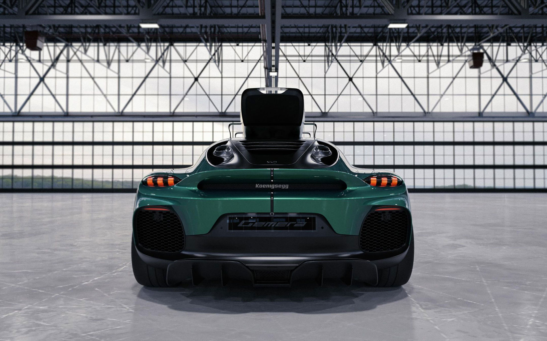 Koenigsegg Gemera får takbox