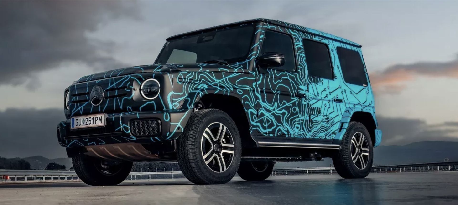 Nya bilder på eldrivna Mercedes G-Klass